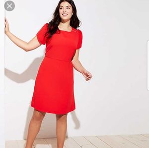 Red dress Loft